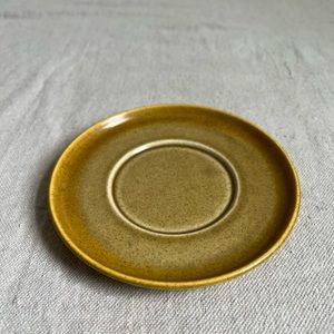 Vintage Golden Ombré Ceramic Plate